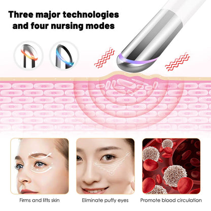 3-Mode LED Eye Wand for Dark Circles, Wrinkles & Fine Lines