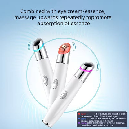 3-Mode LED Eye Wand for Dark Circles, Wrinkles & Fine Lines